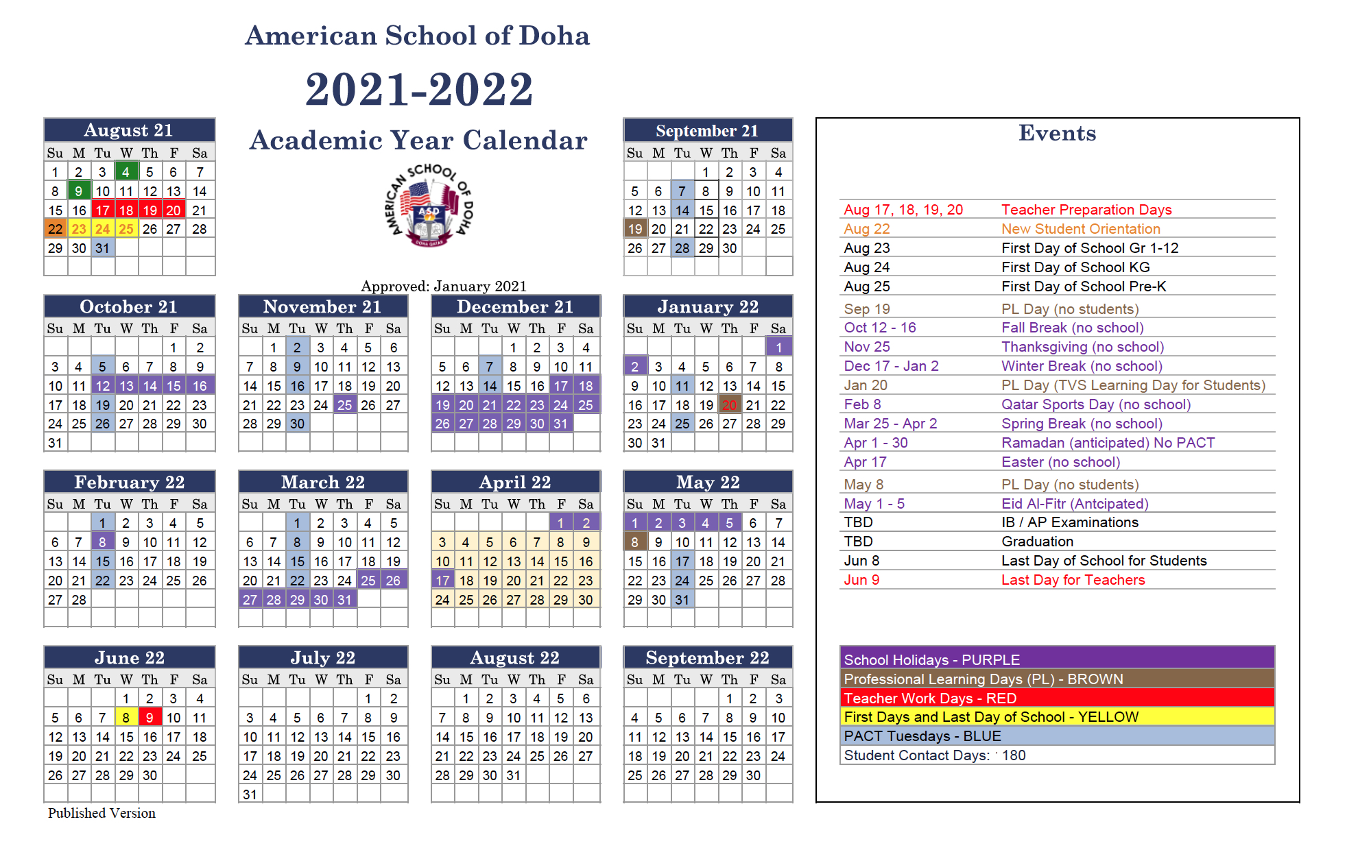 Usafa 2022 Calendar