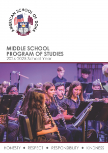 Middle School - Program of Studies